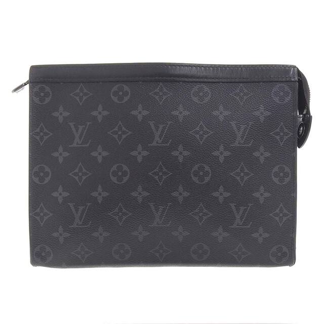 【本物保証】 ルイヴィトン LOUIS VUITTON モノグラム エクリプス ポシェット ヴォワヤージュMM クラッチバッグ M61692