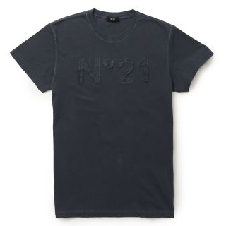 ヌメロヴェントゥーノ(N°21)のヌメロ ヴェントゥーノ N°21 【大人もOK】キッズ Tシャツ ロゴ クルーネック スウェットシャツ ダークグレー N21582 N0263 0N919(Tシャツ/カットソー)