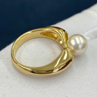 MIKIMOTO - K18YG ミキモト アコヤ真珠 約7.3mm リング 指輪の通販 by