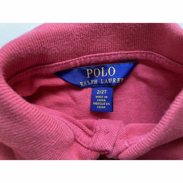 POLO RALPH LAUREN(ポロラルフローレン)のPOLO ラルフローレン ポロシャツ チュニック90 95 キッズ/ベビー/マタニティのキッズ服女の子用(90cm~)(ワンピース)の商品写真