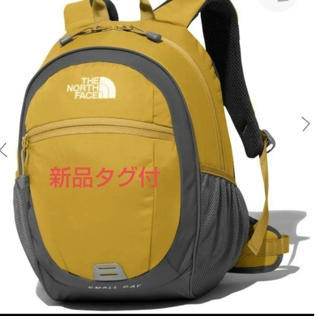 未使用タグ付き　ノースフェイス　ノースフェイスリュック  リュック　１９L　黄色