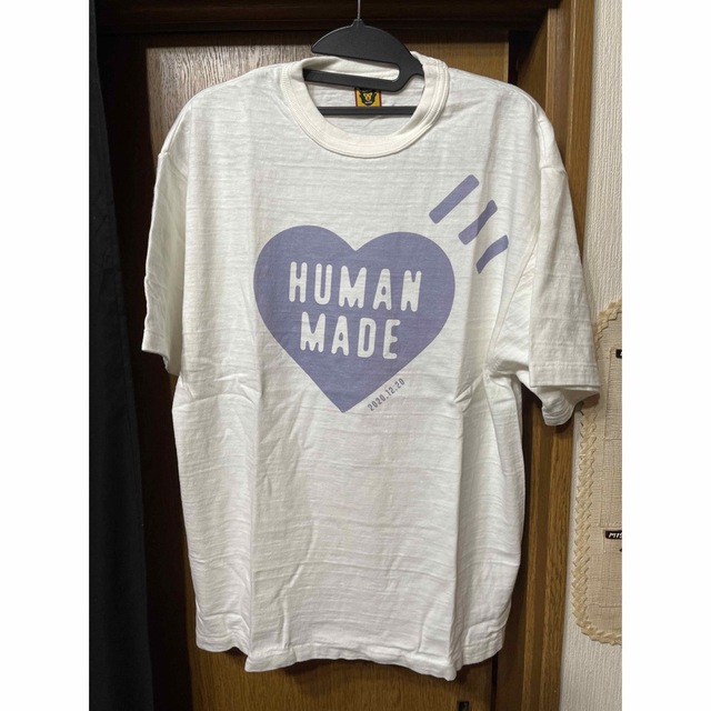HUMAN MADE(ヒューマンメイド)の新品　XL ヒューマンメイド  シャツ　ハート　ネイビー メンズのトップス(Tシャツ/カットソー(半袖/袖なし))の商品写真