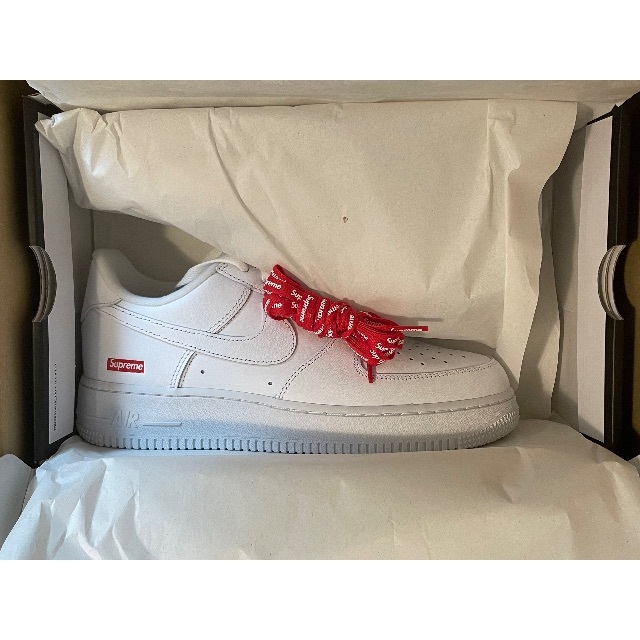 Supreme NIKE AIR FORCE 1 LOW WHITE 26cmのサムネイル