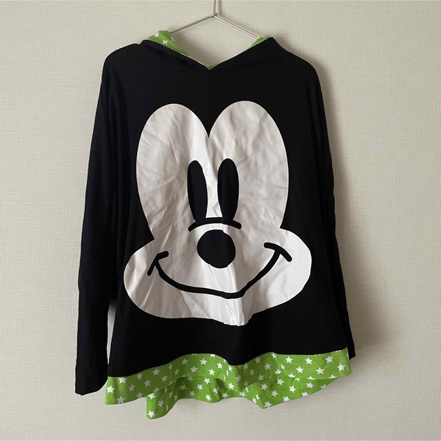 Disney(ディズニー)のミッキー　プリントドルマンTシャツ レディースのトップス(Tシャツ(長袖/七分))の商品写真