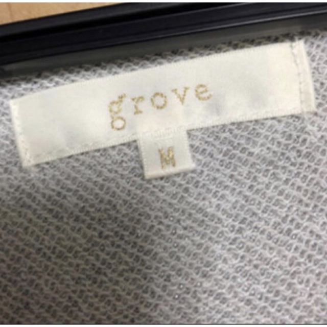 grove(グローブ)のgrove ワンピース 7分袖 Mサイズ レディースのワンピース(ひざ丈ワンピース)の商品写真