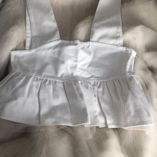 フラワー(flower)のflower White bustier🏠(カットソー(半袖/袖なし))