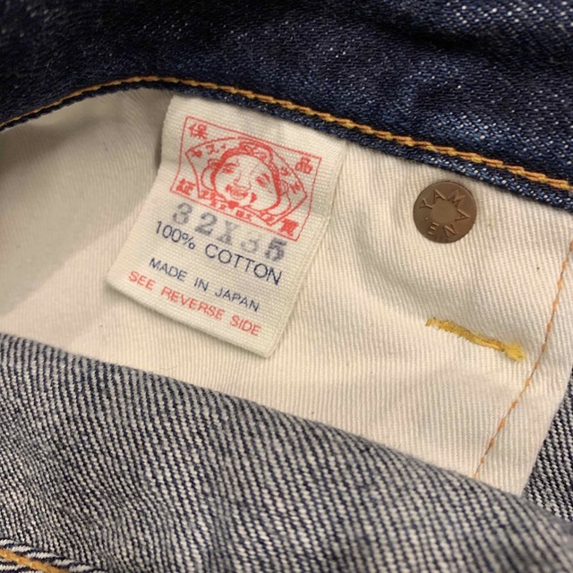EVISU - 訳有り EVISUジーンズ デニムパンツ 黒大黒ペイント W32の通販