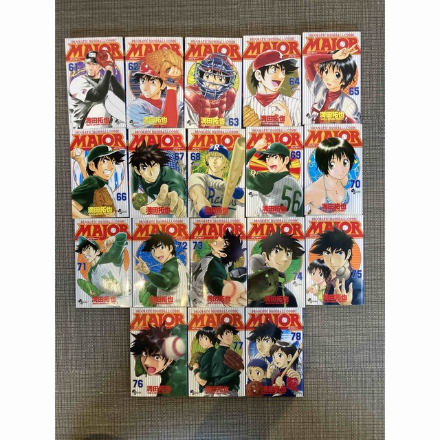 メジャー　全巻セット＋メジャー2(1〜4、6、7巻) エンタメ/ホビーの漫画(全巻セット)の商品写真