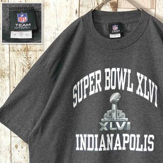 【NFL】アメフト スーパーボウル Tシャツ L グレー(Tシャツ/カットソー(半袖/袖なし))