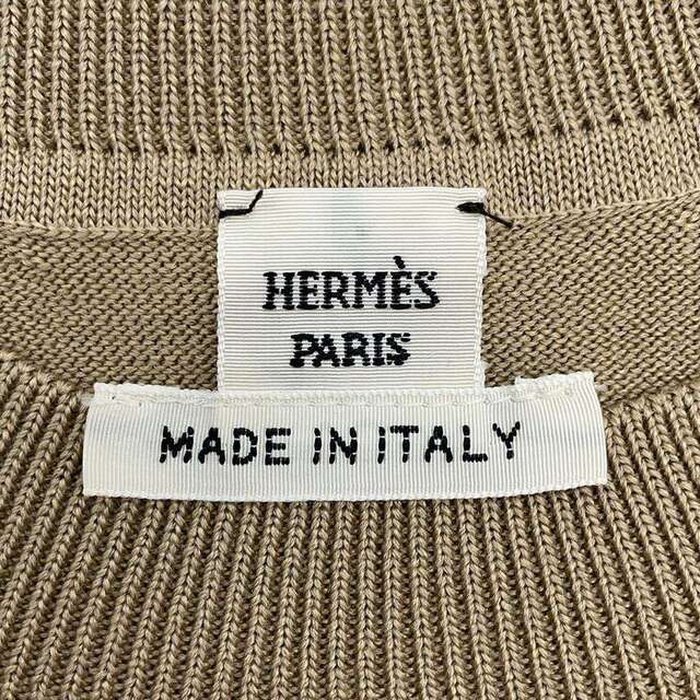 Hermes(エルメス)のエルメス ニット Hリフト シルク コットン レディースサイズ36 HERMES トップス 半袖 レディースのアクセサリー(リング(指輪))の商品写真