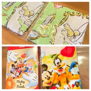 ディズニー(Disney)の【新品】ディズニー　ティンカーベルハンドタオル　おまけ付き(タオル/バス用品)