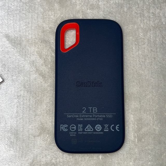 SanDisk(サンディスク)のSanDisk Extreme Portable SSD スマホ/家電/カメラのPC/タブレット(PC周辺機器)の商品写真