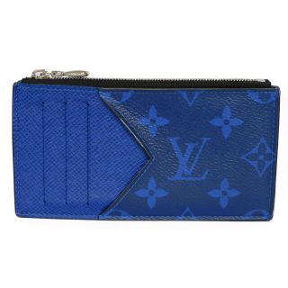 ルイヴィトン(LOUIS VUITTON)のルイ・ヴィトン コインカード・ホルダー カードケース コンパクトウォレット タイガラマ モノグラム コバルト コインケース M30270(コインケース/小銭入れ)