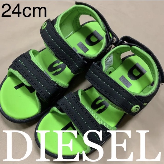 爽やかなデザインDIESEL　サンダル　S-ANDAL YO　グリーン　24cm