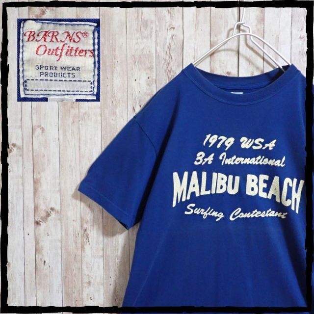 バーンズ アウトフィッターズ ヴィンテージ プリント Tシャツ バックプリント