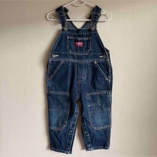 オシュコシュ(OshKosh)のオシュコシュ　オーバーオール　デニム　oshkosh デニム　つなぎ　90(パンツ/スパッツ)