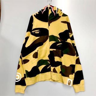 アベイシングエイプ(A BATHING APE)の【専用】BAPE エイプジャイアントカモシャークパーカー 2XL(パーカー)