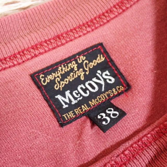 THE REAL McCOY'S(ザリアルマッコイズ)のリアルマッコイズ ヴィンテージ プリント Tシャツ Mサイズ カレッジ アメカジ メンズのトップス(Tシャツ/カットソー(半袖/袖なし))の商品写真