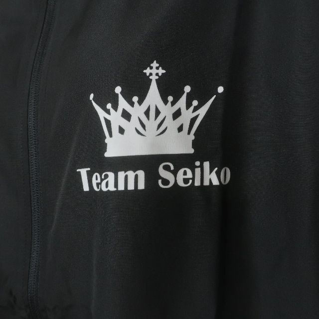 値引可】松田聖子★Team Seikoジャケット(ウィンドブレーカー)XL黒新品