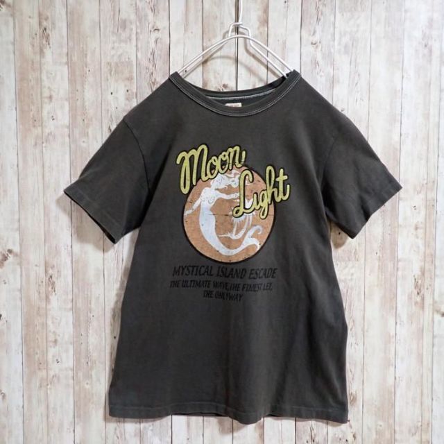 Barns OUTFITTERS(バーンズアウトフィッターズ)の美品 バーンズ アウトフィッターズ ヴィンテージ プリント Tシャツ 日本製 メンズのトップス(Tシャツ/カットソー(半袖/袖なし))の商品写真