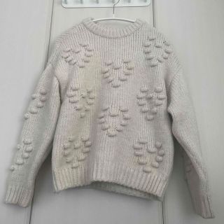 ザラキッズ(ZARA KIDS)のZARAKIDS ハート柄セーター150(ワンピース)