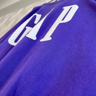 GAP - 【Old Gap】90sビッグプリント スウェットトレーナー紫 オールド