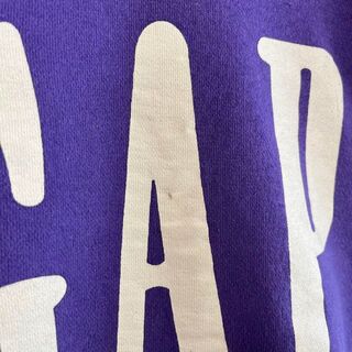 GAP - 【Old Gap】90sビッグプリント スウェットトレーナー紫 オールド