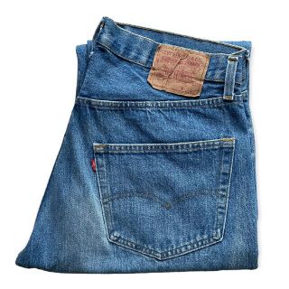 ゴーマルイチ(501)の【Levi's】リーバイス　501　W38　ブルーデニム　アメリカ製　ストレート(デニム/ジーンズ)