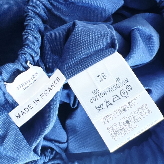 美品 HERMES エルメス ブラウス おリボン ボタン シャツ ジャケット