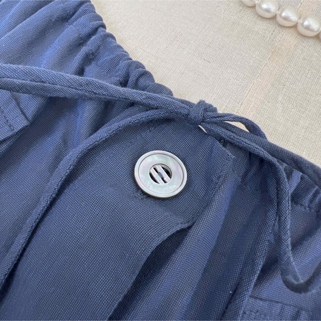 美品 HERMES エルメス ブラウス おリボン ボタン シャツ ジャケット