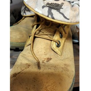 ティンバーランド(Timberland)のレディース　イエローブーツ　中古　ティンバーランド(ブーツ)