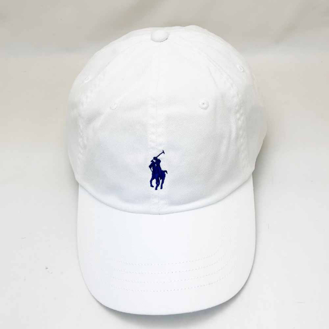 POLO RALPH LAUREN(ポロラルフローレン)の新品 ポロ ラルフローレン メンズキャップ 710548524 ホワイト メンズの帽子(キャップ)の商品写真