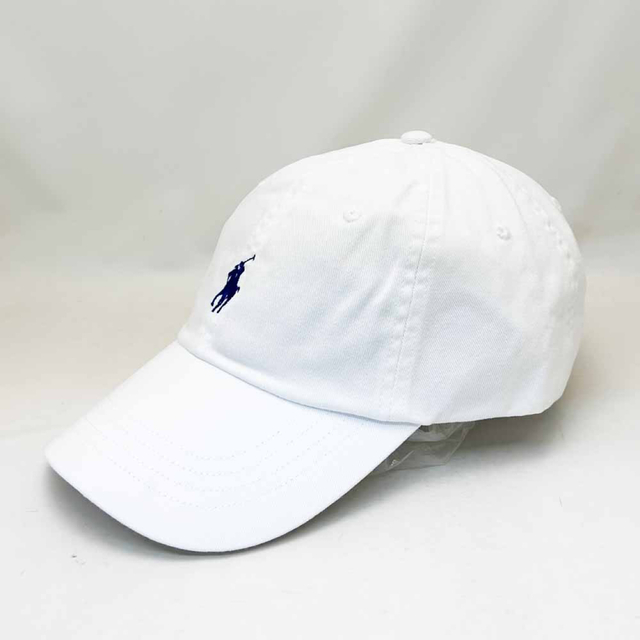 POLO RALPH LAUREN(ポロラルフローレン)の新品 ポロ ラルフローレン メンズキャップ 710548524 ホワイト メンズの帽子(キャップ)の商品写真