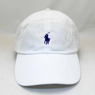 ポロラルフローレン(POLO RALPH LAUREN)の新品 ポロ ラルフローレン メンズキャップ 710548524 ホワイト(キャップ)