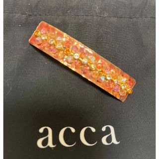 アッカ(acca)のacca バレッタ オレンジ系(バレッタ/ヘアクリップ)