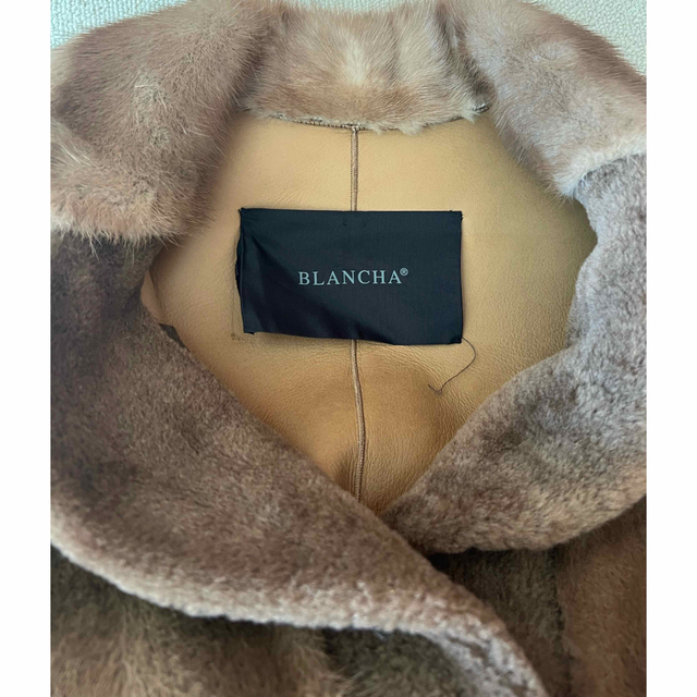 イタリア42サイズ最終価格！美品BLANCHA ブランカ ミンクファージレ