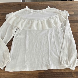 サンカンシオン(3can4on)の3can4onの白のカットソー150cm(Tシャツ/カットソー)