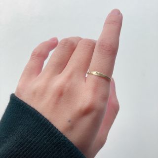 イニシャル刻印入り◎accent ring(リング(指輪))