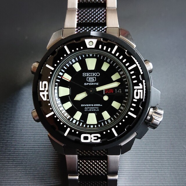 A4等級以上 SEIKO セイコー5スポーツ フランケンモンスター - 腕時計