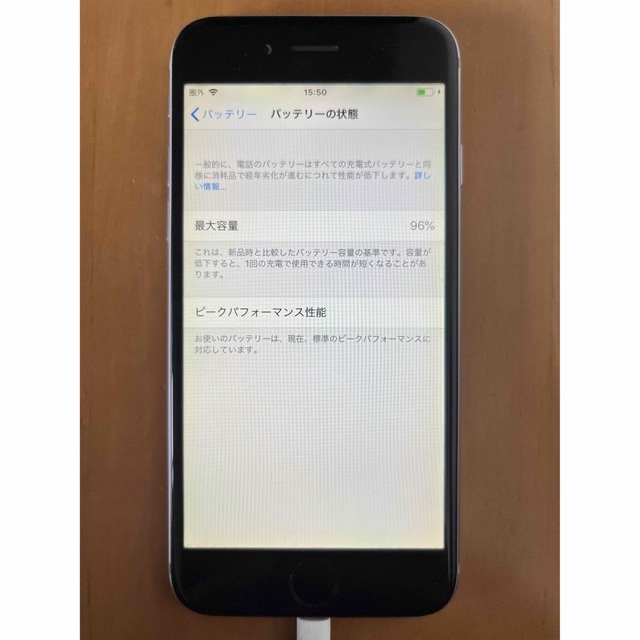 iPhone 6 Space Gray 16 GB au 本体