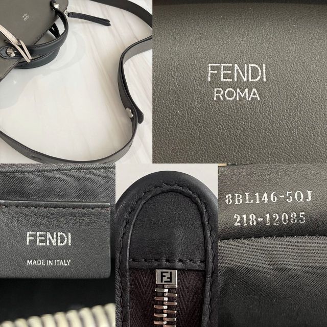 FENDI(フェンディ)の美品☆　フェンディ　8BL146　バイザウェイ　ミディアム　2way　グレー レディースのバッグ(ハンドバッグ)の商品写真