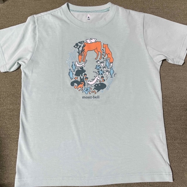 mont bell(モンベル)のモンベル　キッズTシャツ150、S キッズ/ベビー/マタニティのキッズ服女の子用(90cm~)(Tシャツ/カットソー)の商品写真