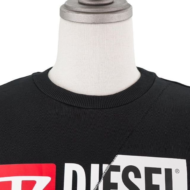 DIESEL(ディーゼル)のトレーナー DIESEL ディーゼル A00349 ブラック サイズS メンズのトップス(スウェット)の商品写真