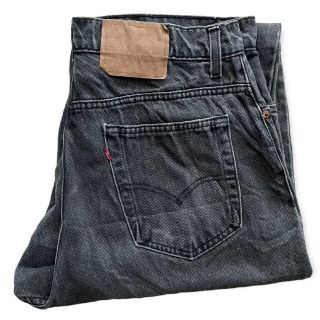 リーバイス(Levi's)の【Levi's】リーバイス　90s　ブラックデニム　アメリカ製　テーパードパンツ(デニム/ジーンズ)