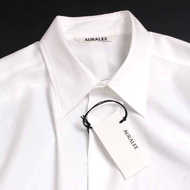 23SS AURALEE WASHED FINX TWILL SHIRTS 3 【第1位獲得!】 15400円