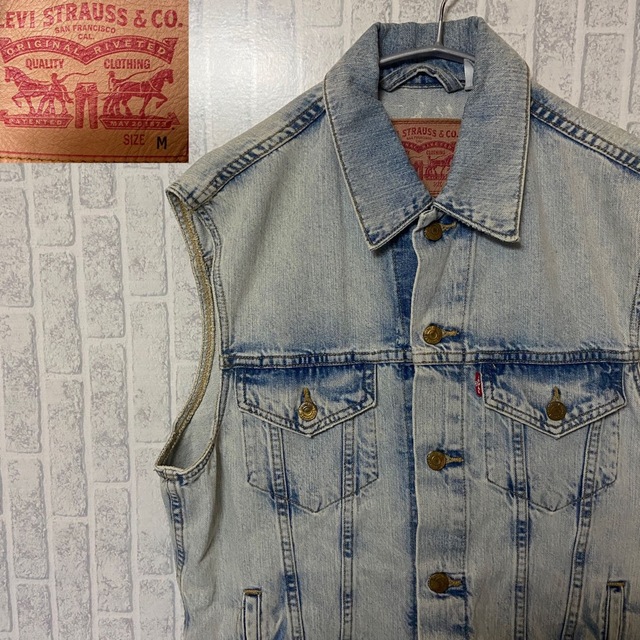 【メキシコ製】R77 リーバイス LEVI’S デニムベスト リメイク