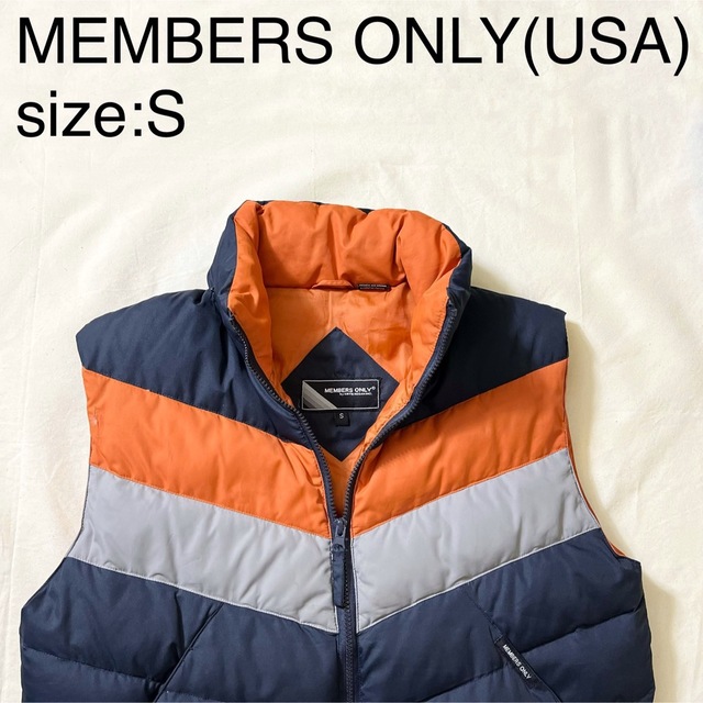 MEMBERS ONLY(USA)ビンテージダウンベスト