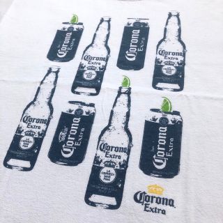 アートヴィンテージ(ART VINTAGE)の00s コロナビール プリントtシャツ お酒 fruit of the loom(Tシャツ/カットソー(半袖/袖なし))