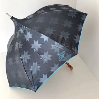 ヴィヴィアンウエストウッド(Vivienne Westwood)の新品⭐️ヴィヴィアン ウエストウッド 日傘 晴雨兼用 パラソル スター柄 パゴダ(傘)