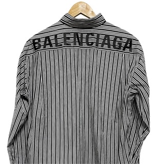 バレンシアガ(Balenciaga)のBalenciaga バレンシアガ　ストライプ　シャツ　オーバーサイズ(シャツ)